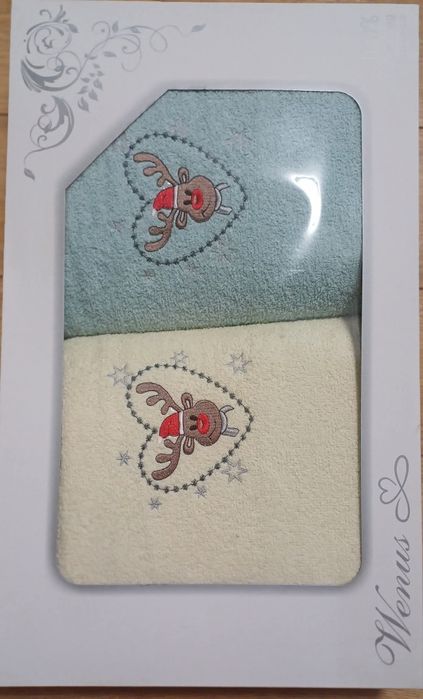 Zestaw ręczników światecznych