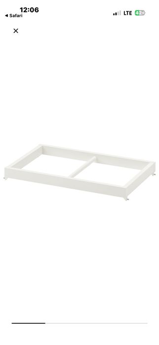 Ikea komplement 50x35 drążek na ubrania