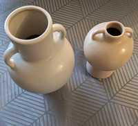 Zestaw 2 wazonów ceramika terakota, nieużywane, odbiór osobisty