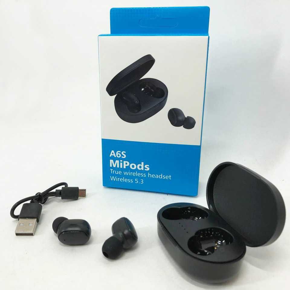 Навушники бездротові блютуз TWS MiPods A6S True