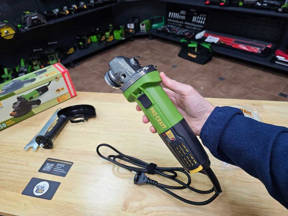 Болгарка ProCraft Professional 125 диск Гарантия 36мес