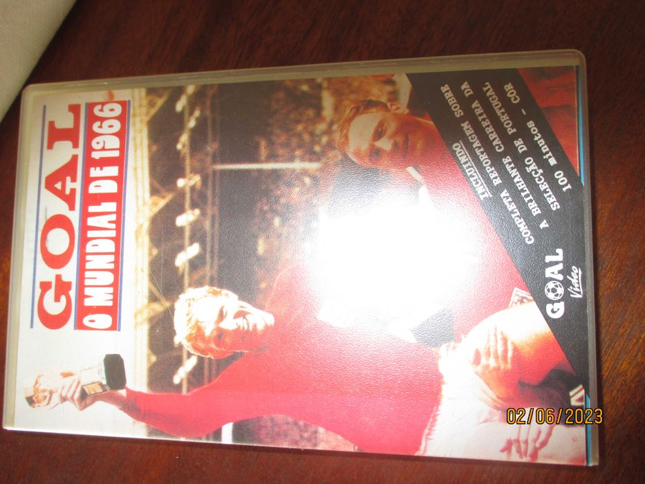 6 vhs antigas sobre futebol