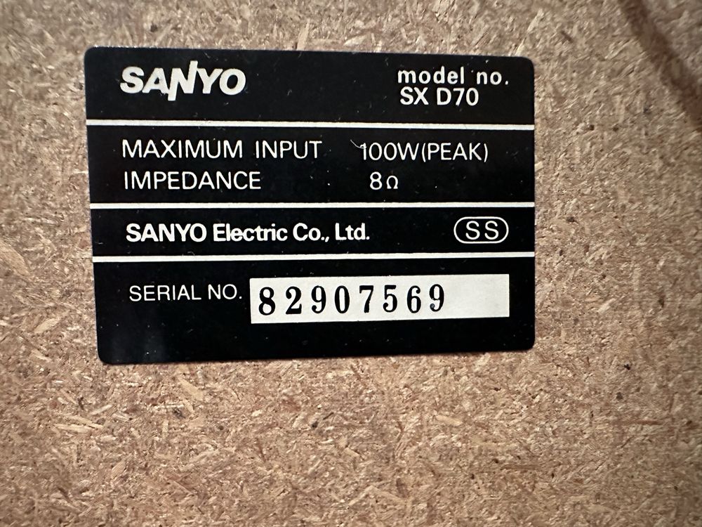 Wieża stereo SANYO