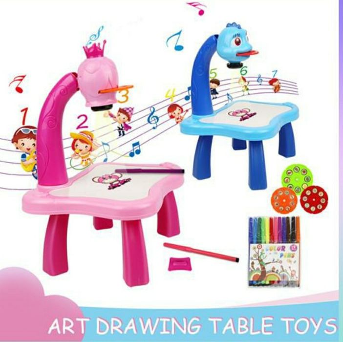 Детский стол проектор для рисования с подсветкой Projector Painting