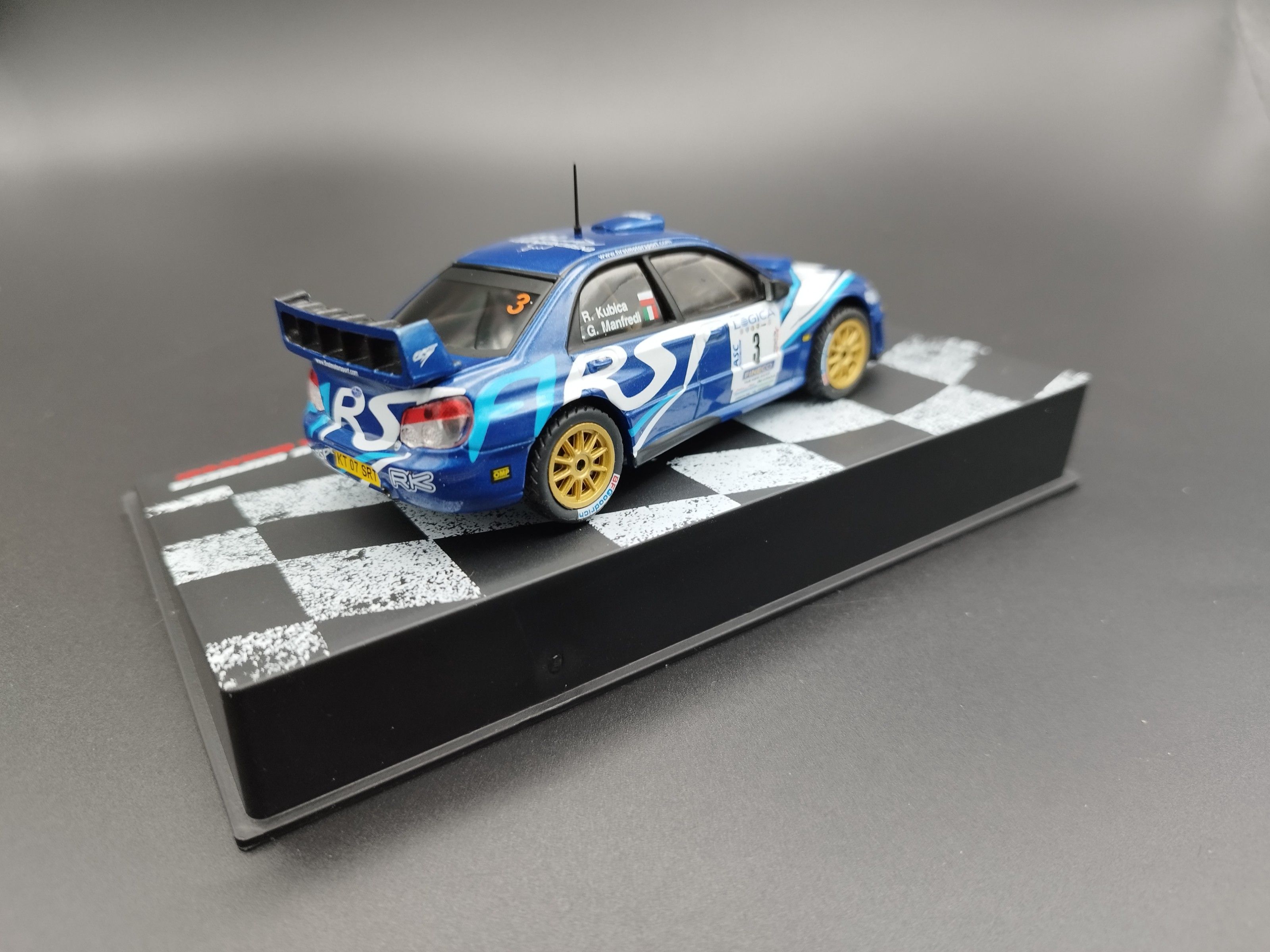 1:43 Deagostini Subaru Impreza WRC Robert Kubica/Giuliano Manfredi