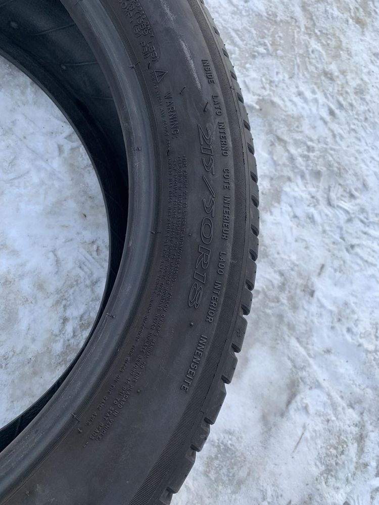 Шини 215/50 R18 Michelin Primacy 3 літо 2022р,6,5мм