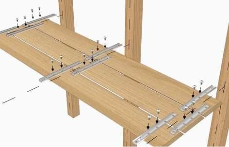 Змійка для монтажа. Металева пластина 70мм, 160мм, 180мм