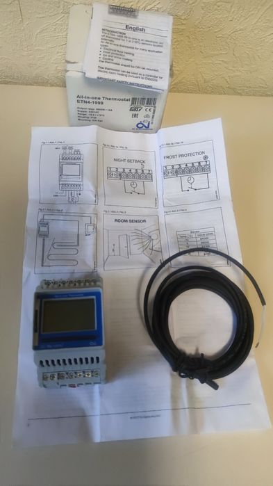 Elektra ETN4-1999 терморегулятор для теплої підлоги/обігріву труб