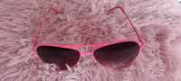 okulary przeciwsłoneczne różowe
