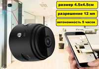 Мини WiFi камера, скрытая беспроводная камера Экшен 12mp Full HD