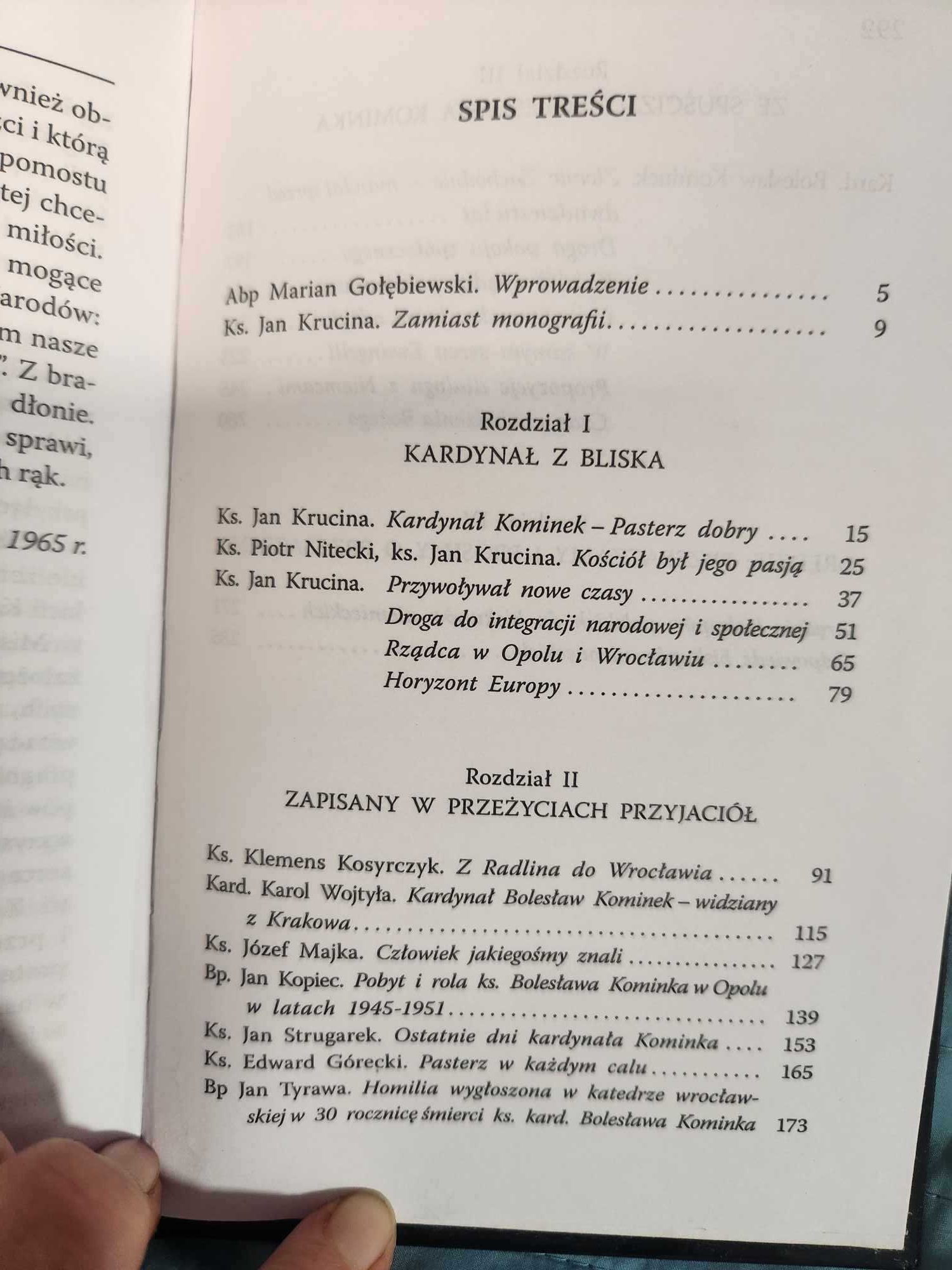 Szkice do portretu Kardynał Bolesław Kominek 2005