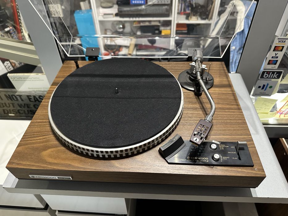 Piękny po serwisie ( gwarancja ) gramofon Kenwood KD-2077