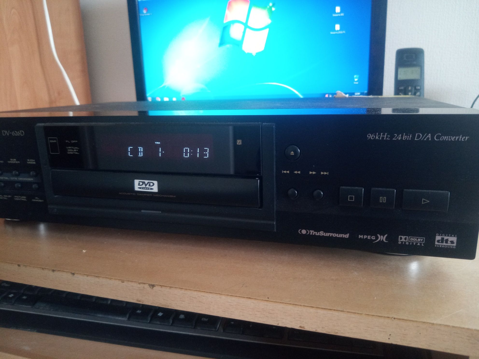 Pioneer DV -626D dvd