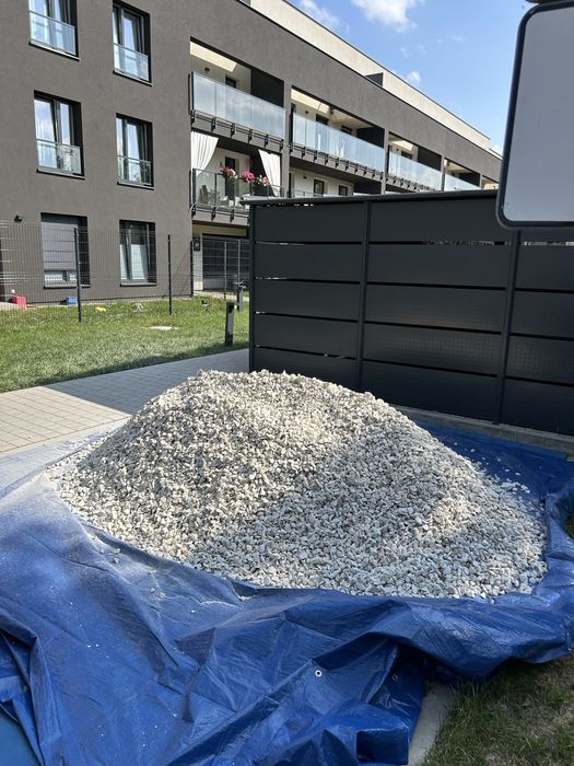 SZARY GRYS LODOWY Kamień na Podjazd Parking Zasypanie Opaska Akwarium