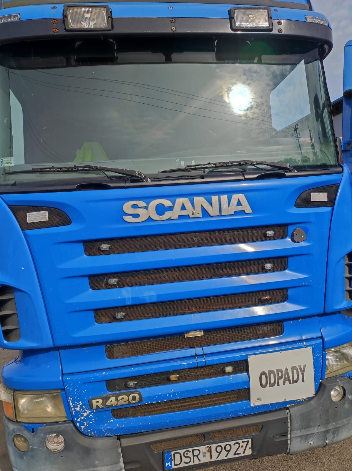 Scania   hydraulika wywrotka