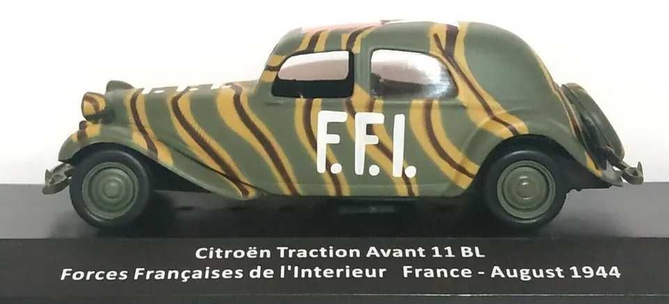 Citroen Front Ttaction 11 BL FORCE FRANCE 1944 scale 1/43 - Diecast -