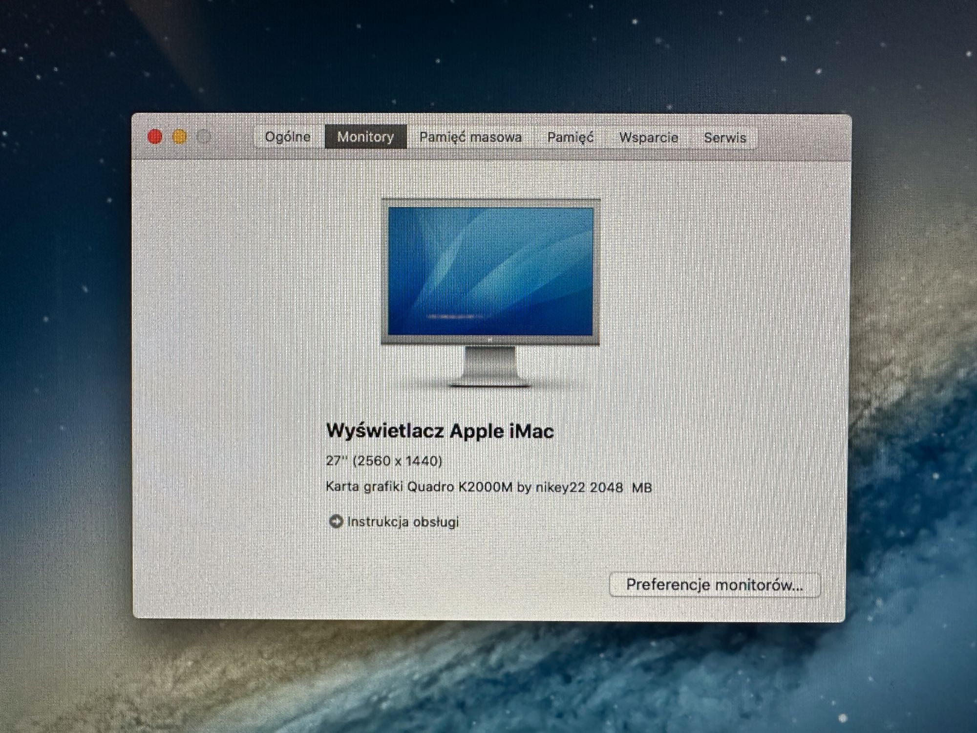 iMac 27'' mid 2011 i5 3,1GHz Quadro K2000M