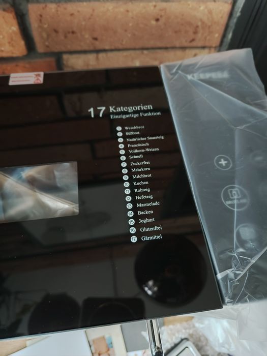 Maszyna automat do chleba KEEPEEZ 17w1 Stal nierdzewna Czarny design l