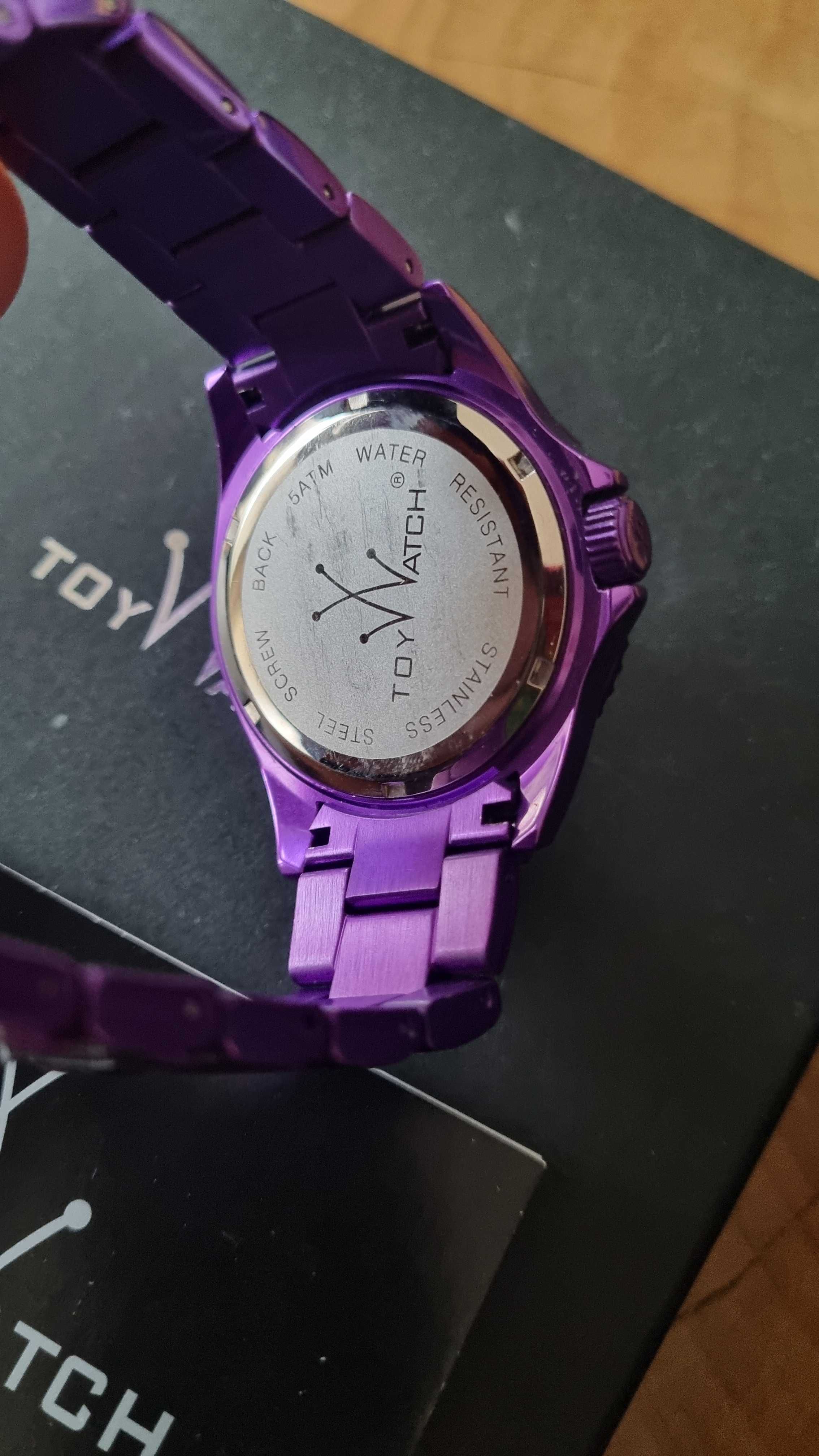 Zegarek ToyWatch fioletowy nowy