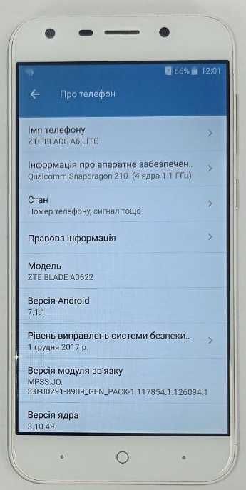 ZTE Blade A6 Lite