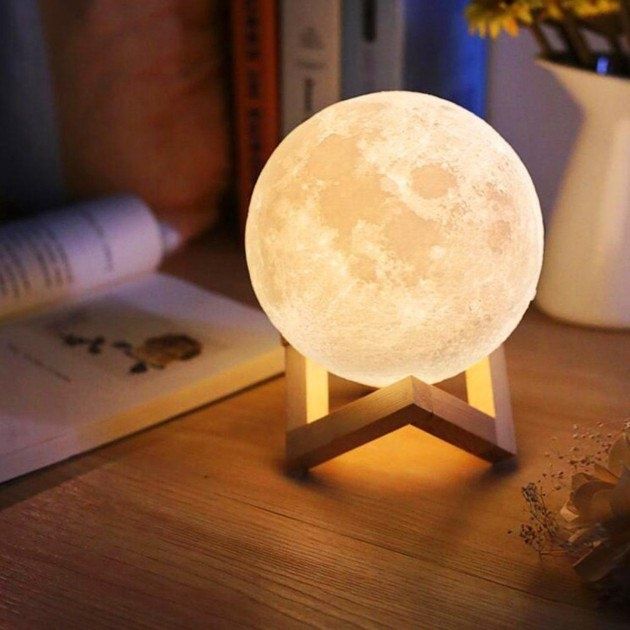 Характеристика: Нічник Місяць Moon lamp 13 см 
 
Тип: нічник-світильни