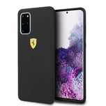 Etui Ferrari Silicone Do Samsung Galaxy S20+ Mikrofibra Czarne