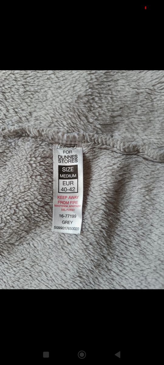 Ciepły i puszysty szlafrok damski jak nowy r. 40-42 Dunnes Stores