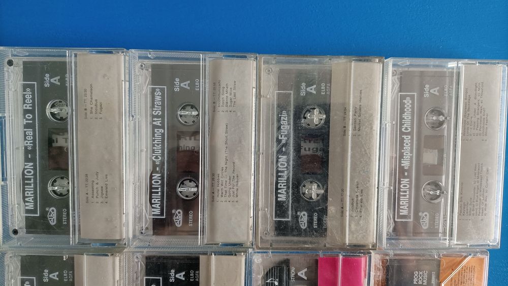 Kasety magnetofonowe Marillion i inne