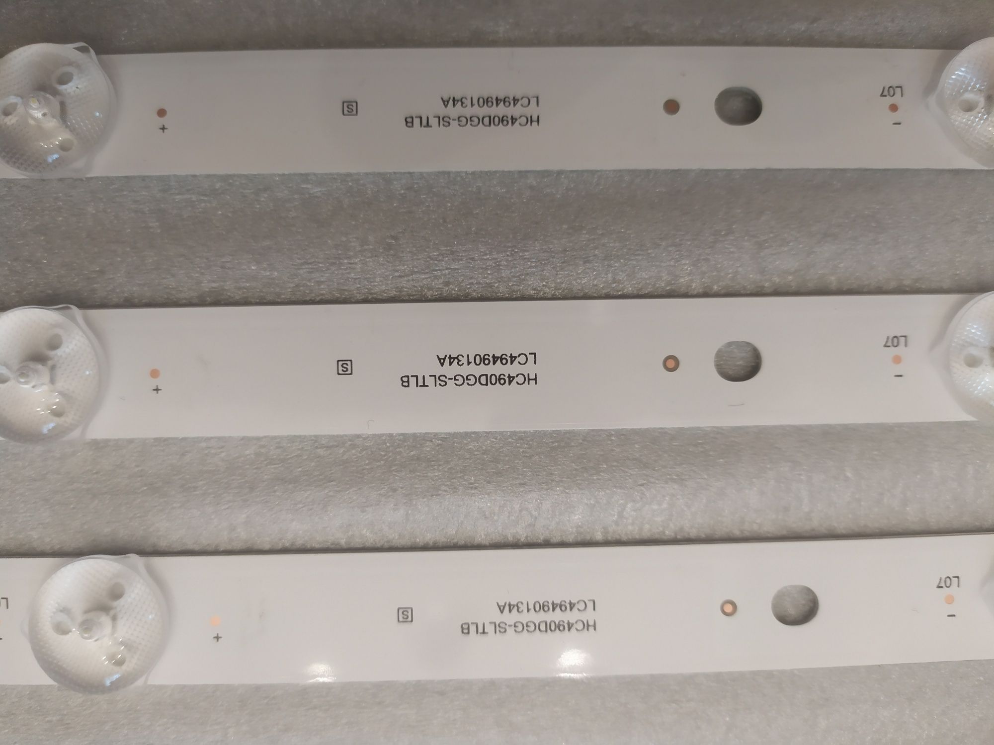 Barras LED's novas para TV LG 49"