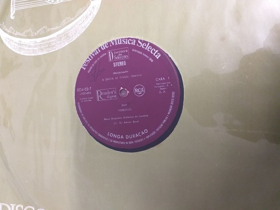 Discos de vinil LP, coleção antiga clássica