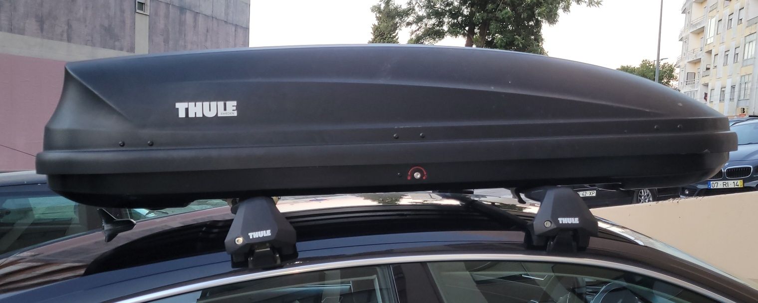 Mala tejadilho Thule pacific 780 tam xl. Usada 1 vez.

Medidas 196cm x