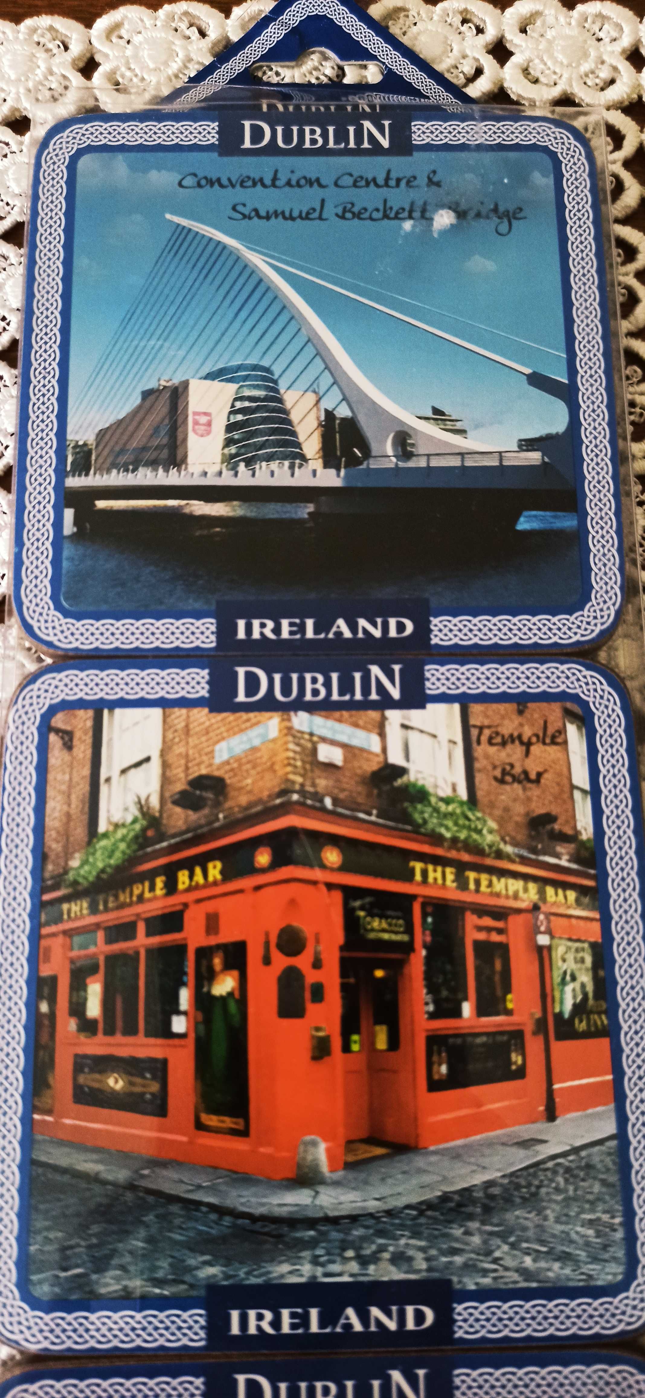 Nowy zestaw podkładki podstawki korkowe DUBLIN, Irlandia