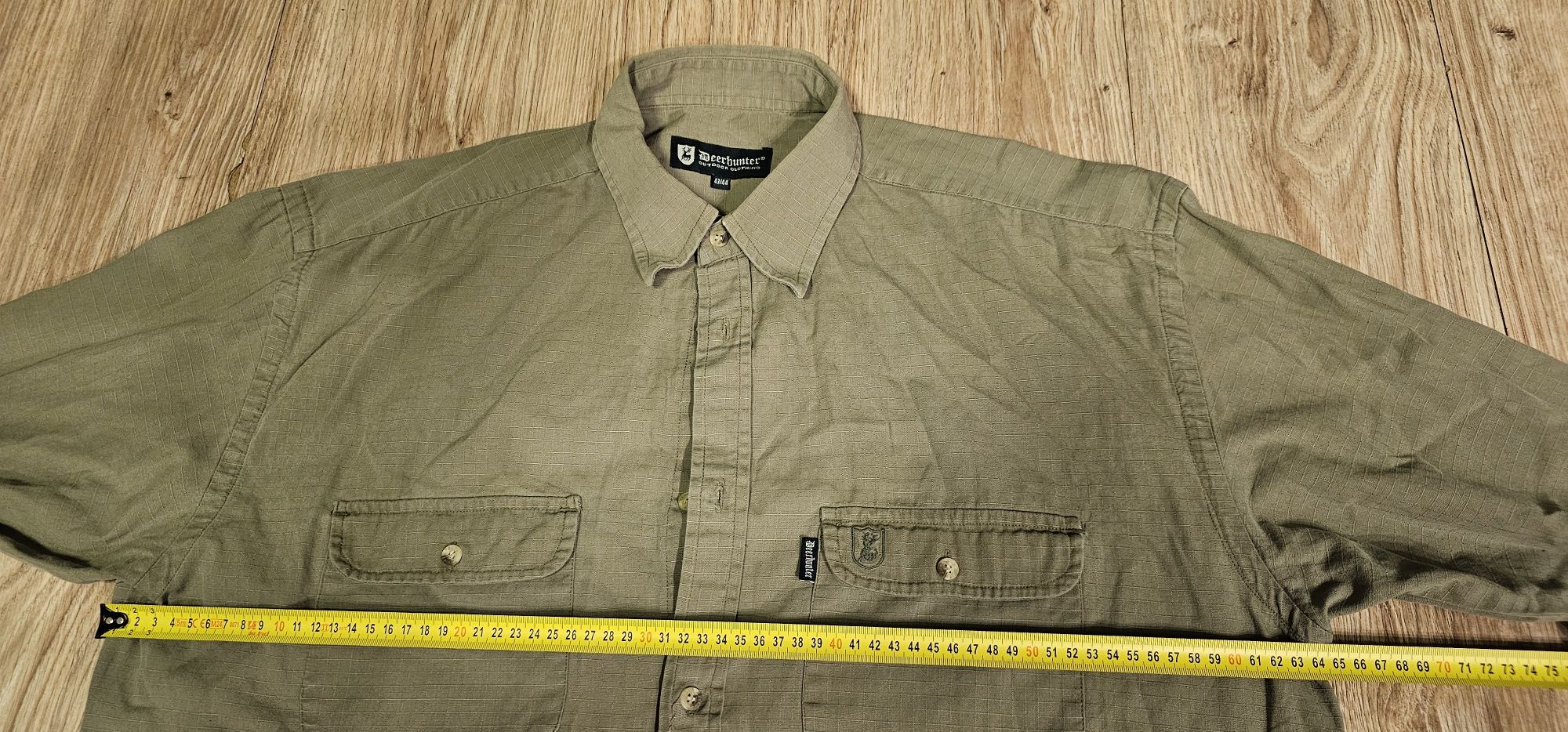 DEERHUNTER koszula myśliwska męska rozmiar 43/44 XL wymiary na foto