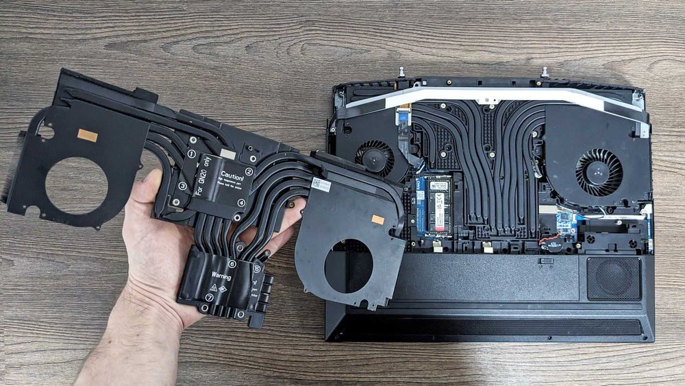 Радиатор охлаждения Clevo X170KMG X170SMG X7200 6-31-X17SN-104 XMG