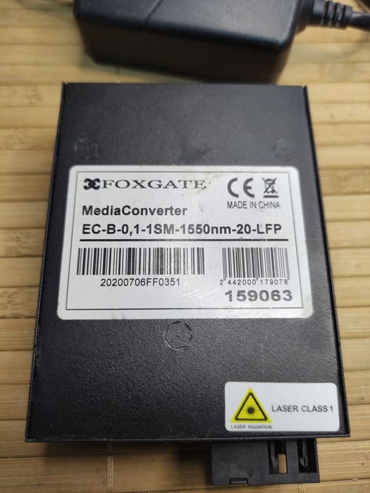 Foxgate EC-B-0.1-1sm-1550nm-20lfp