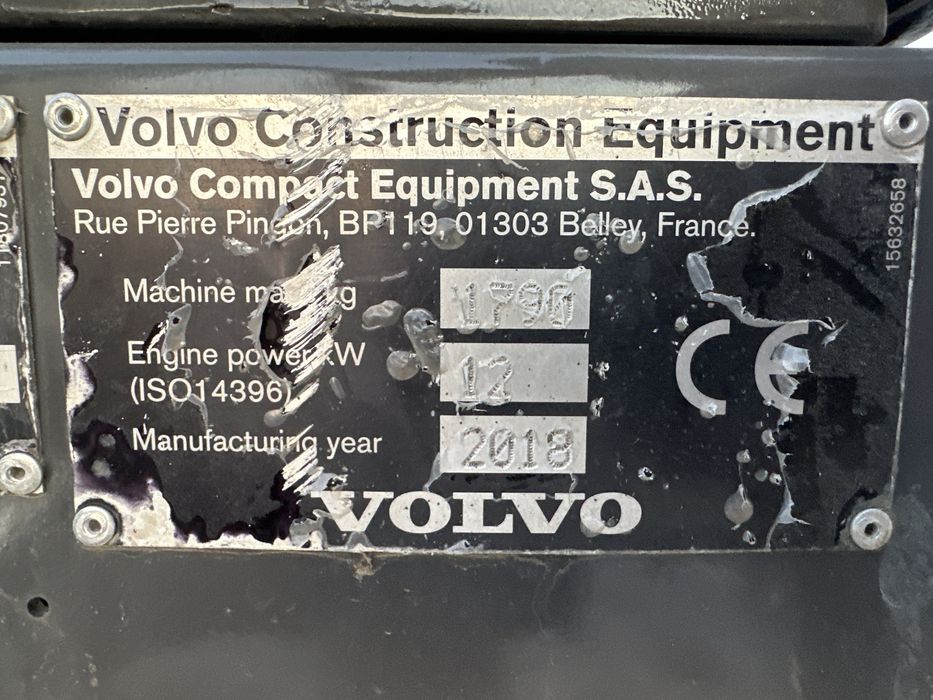 Minikoparka Volvo EC18D