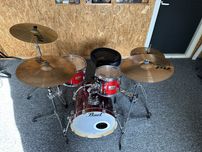 Zestaw perkusyjny Pearl + osprzęt Paiste, Dixson,Gibraltar komplet!!