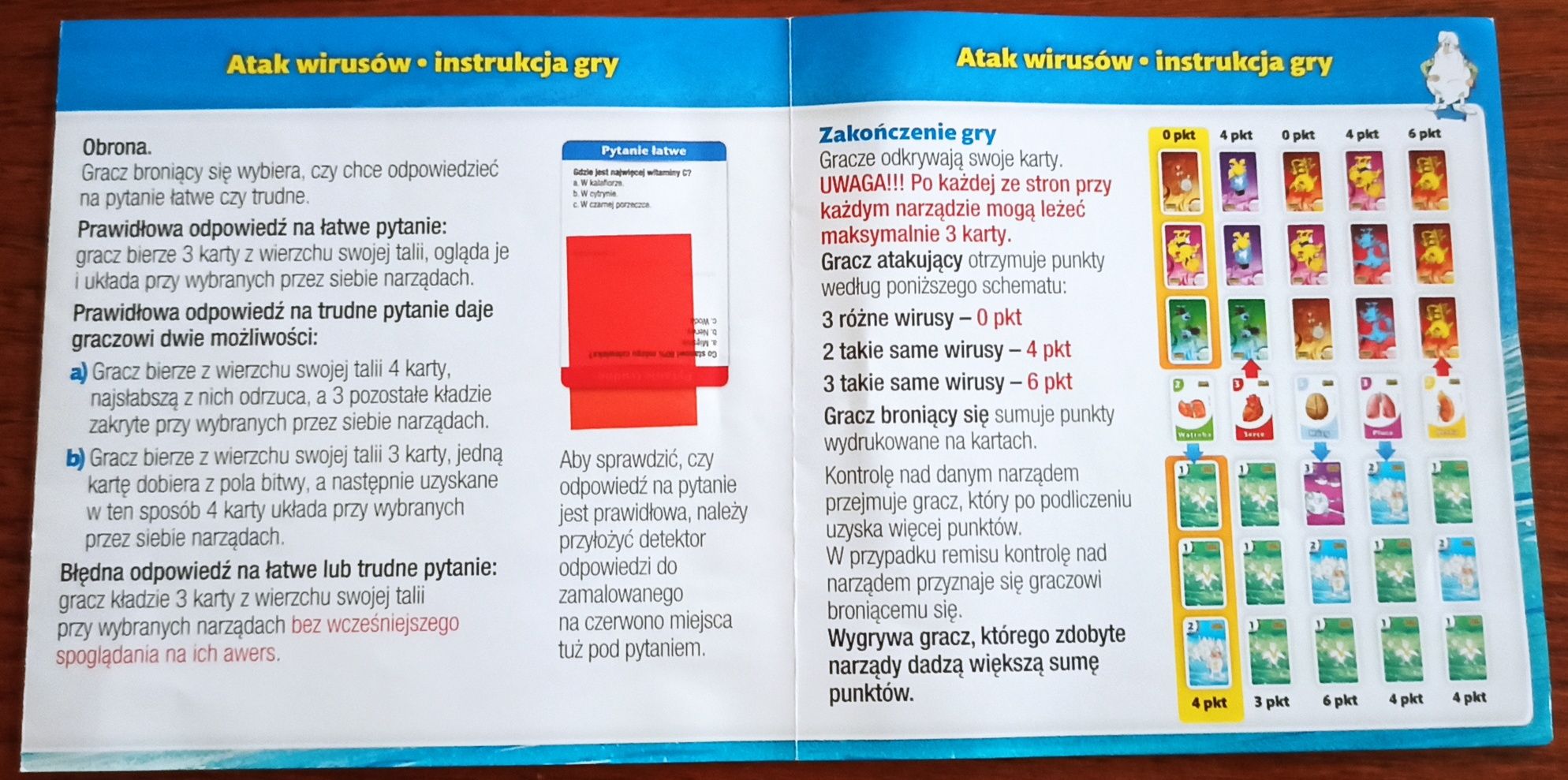 Było sobie życie Atak Wirusów edukacyjna gra Hippocampus