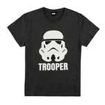 T-shirt męski, szary, Gwiezdne Wojny Trooper rozm L
