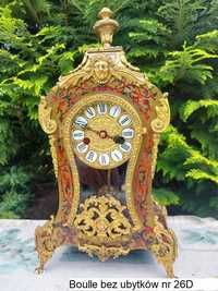 Stary zegar kominkowy Boulle oryginał nr 29D