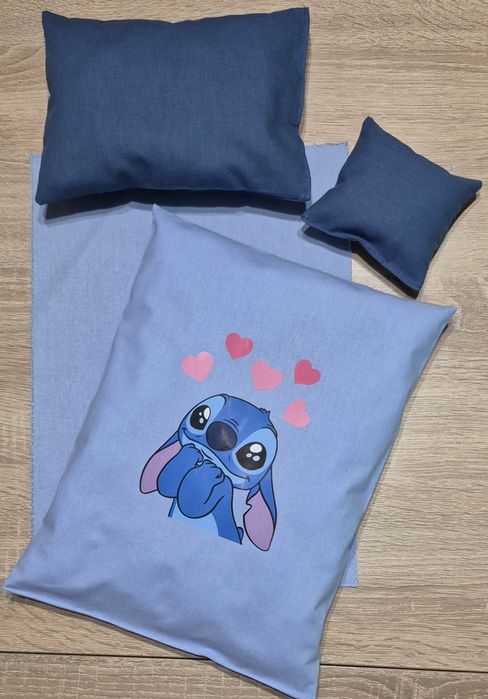 Stitch komplet pościeli do wózka kołyski łóżeczka 4 elementy