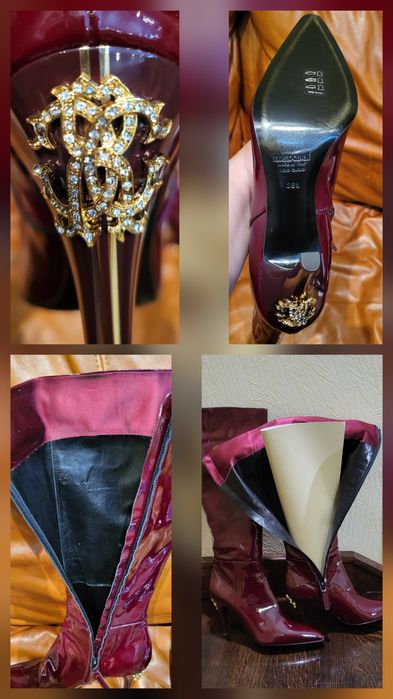 Жіночі чоботи,женские сапоги Roberto Cavalli