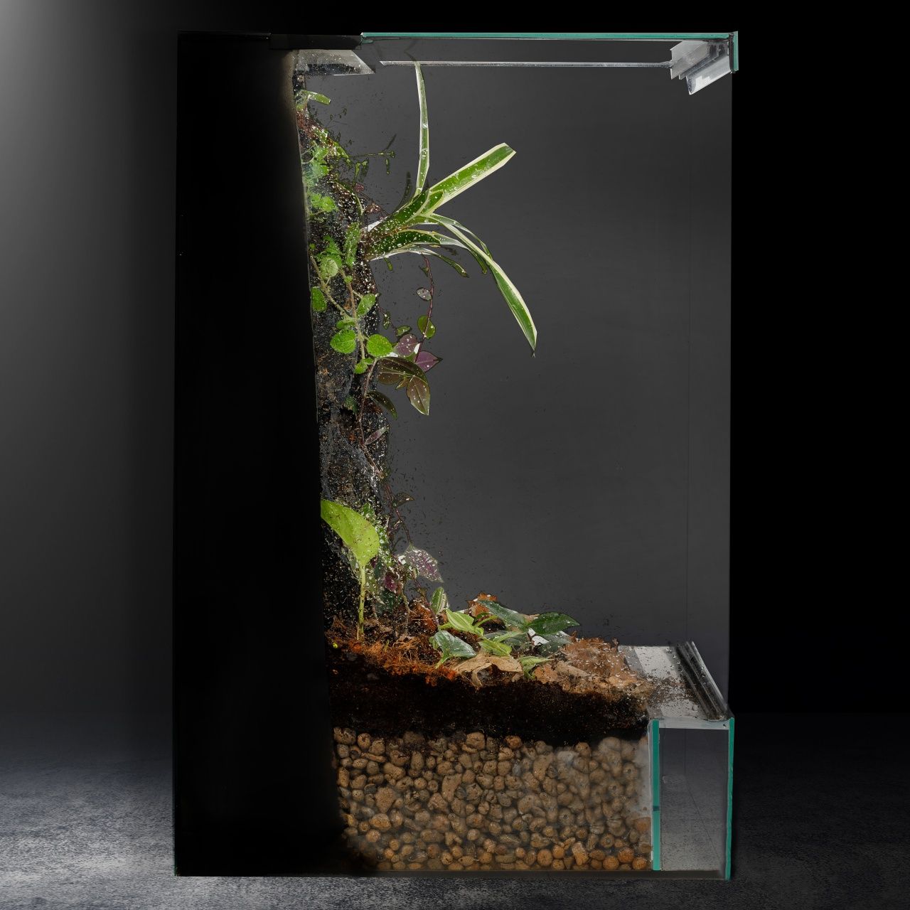 Terrarium 40x40x60 gekon jaszczurka tropikalne