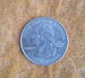 Монета Liberty  Quarter  Dollar 2007р. перевертиш