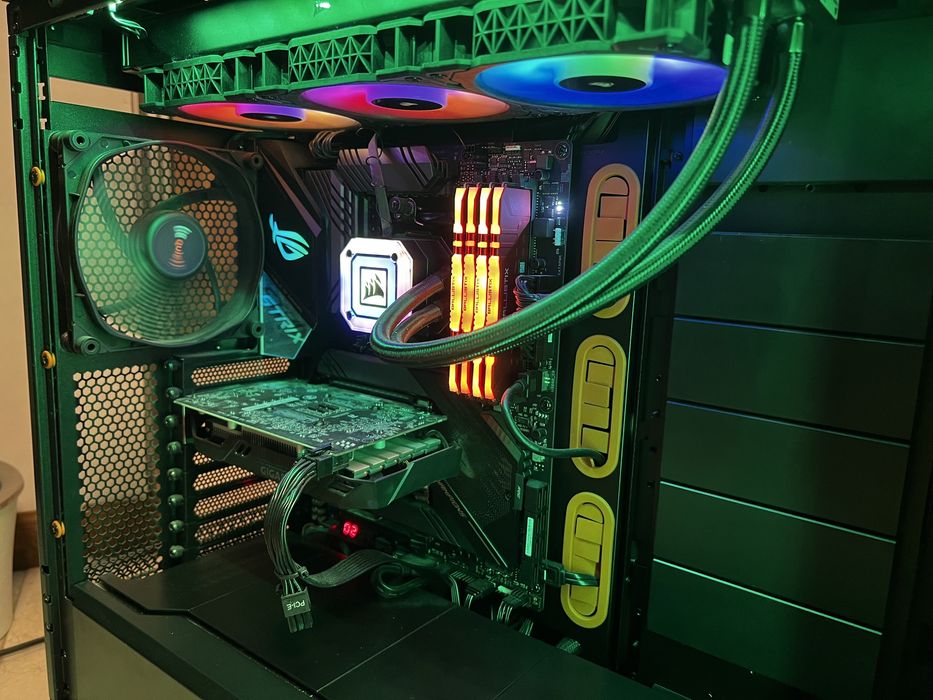 Komputer PC BeQuiet Dark Base Pro, AMD Ryzen 9, Corsair i inne!!