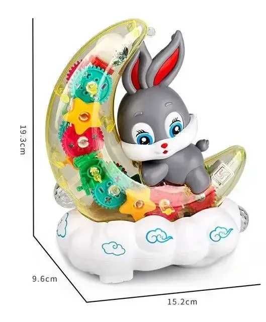 Дитячий музичний нічник «Зайка на Місяці» Moon Rabbit