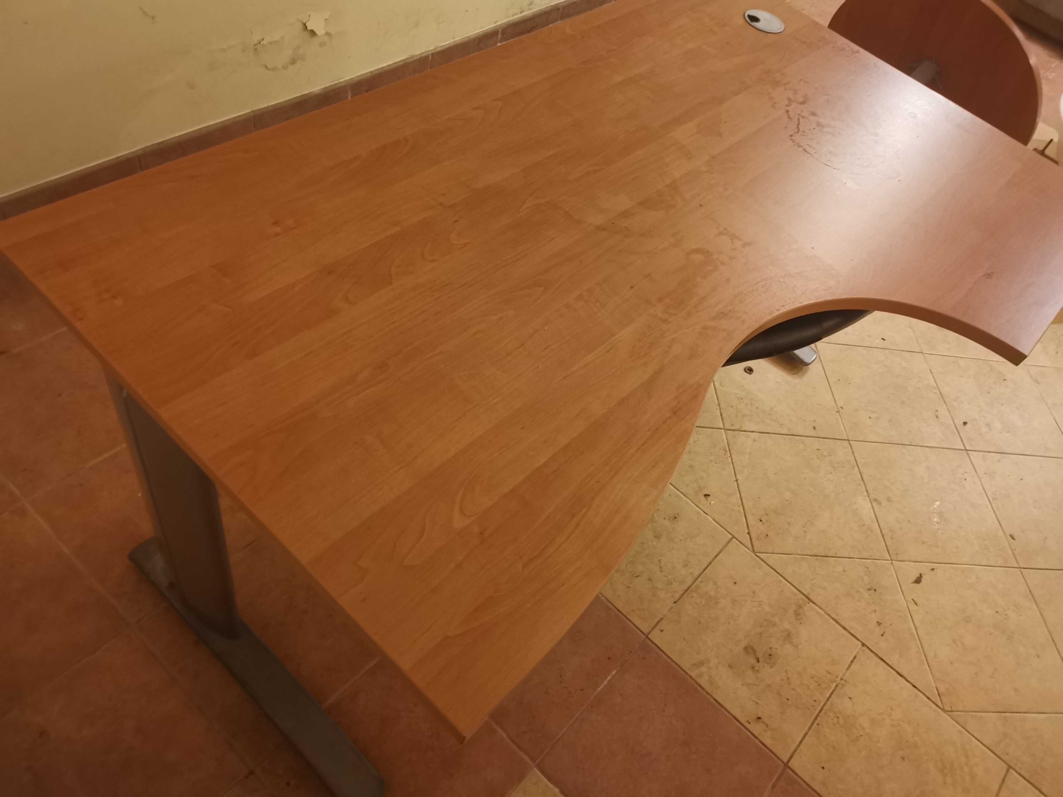 REZERWACJA Biurko 160cm metalowe nogi