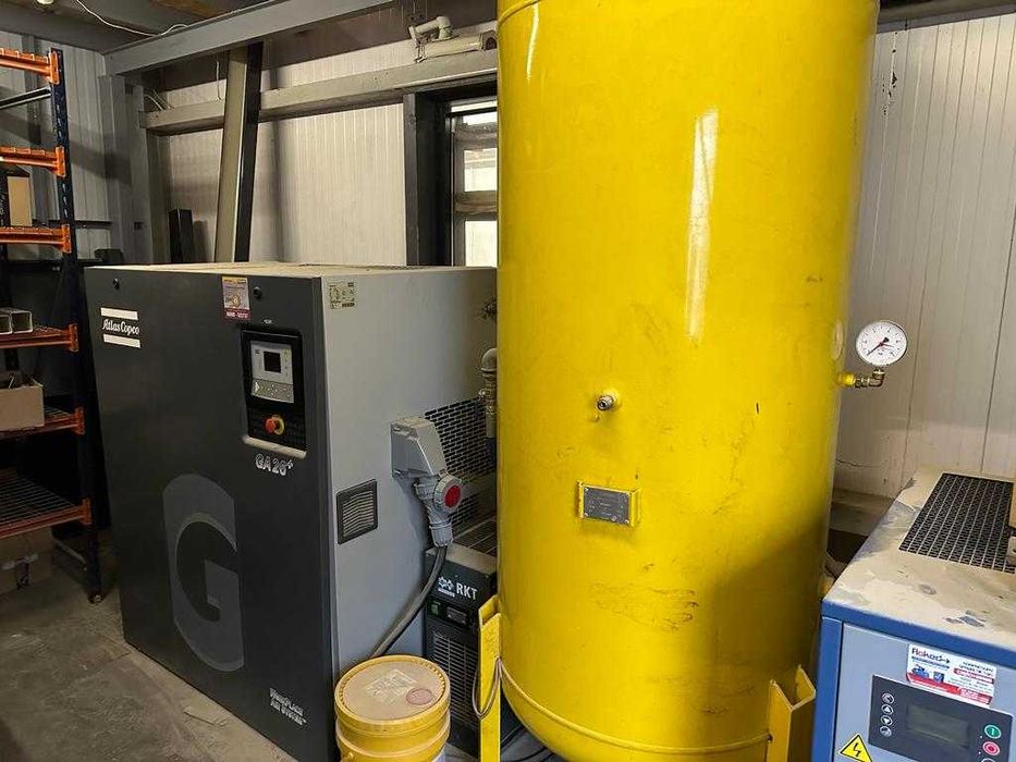Kompresor śrubowy Atlas COPCO 26+