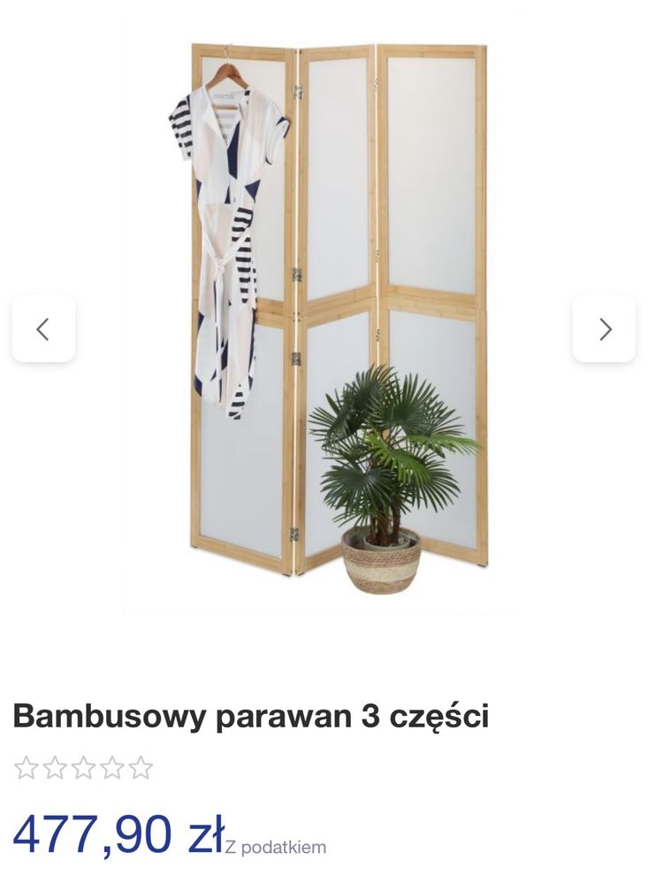 Parawan bambusowy