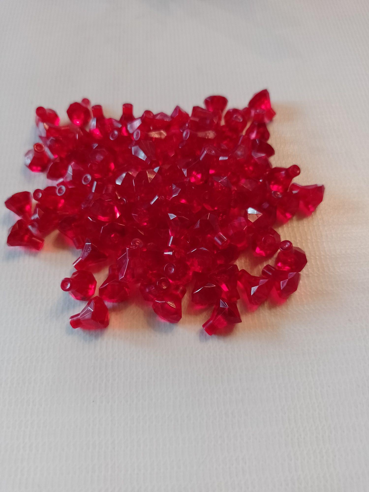 LEGO diament kryształ czerwony